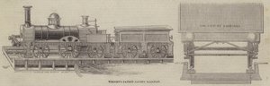 Patent Safety Railway Wrighta (grawerowanie) autorstwa English School