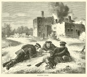 Pisanie do domu, wrzesień 1870 autorstwa English School