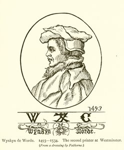 Wynkyn de Worde, Druga drukarnia w Westminster autorstwa English School