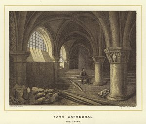 Katedra w Yorku, krypta autorstwa English School