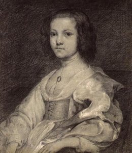 Młoda kobieta w kostiumie, ok. 1630 autorstwa English School