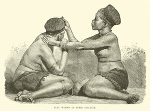 Kobiety Zulu w swojej toalecie autorstwa English School