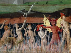 Czyściec, fragment Ołtarza Koronacyjnego Marii Panny