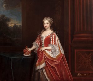 Portret królowej Karoliny Wilhelminy Brandenburg-Ansbach jako księżnej Walii, lata 1720