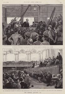 Sceny z brytyjskiej kampanii wyborczej w 1892 r. (lito)