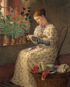 Miesięczne cerowanie, 1876.