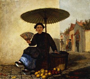 Sprzedawca owoców, 1862
