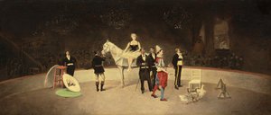 Scena cyrkowa, ok. 1890 autorstwa Enrique Atalaya González