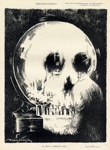 Ilustracja dla magazynu "Le Rire Rouge" autorstwa Enzo Manfredini