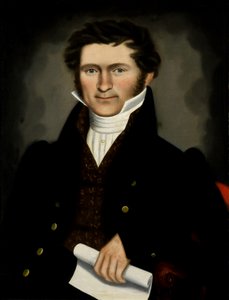Dżentelmen z Squire Williams House, ca. 1829.