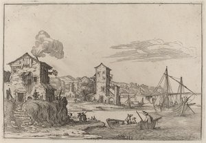 Rustykalny port morski