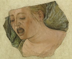Głowa Marii Magdaleny płacze, od Ukrzyżowania