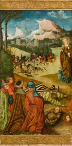 Św. Maria Magdalena podnosząca martwego rycerza do spowiedzi, 1519 (olej na płycie dębowej)