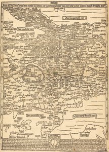 Mapa Drogowa Europy Środkowej autorstwa Erhard Etzlaub