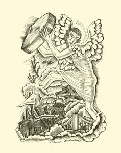 Apokalipsa autorstwa Eric Gill