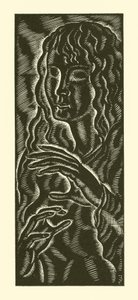 Ślepa dziewczyna autorstwa Eric Gill