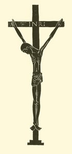 Krucyfiks autorstwa Eric Gill