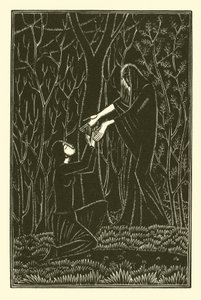 Śmierć i Pani (lito) autorstwa Eric Gill