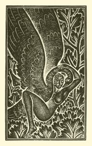 Leda kochana autorstwa Eric Gill