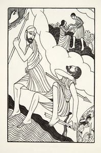Śmierć Troilusa autorstwa Eric Gill