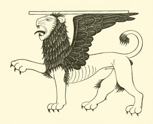 Lew św. Marka autorstwa Eric Gill
