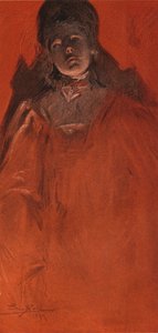„Studium portretowe”, 1899 autorstwa Eric Pape