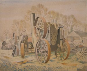 Traktor, 1933 autorstwa Eric Ravilious