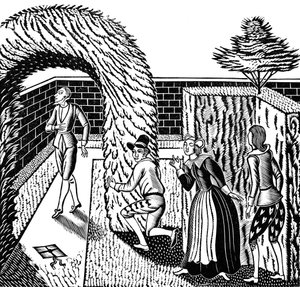 Wieczór Trzech Króli Williama Szekspira autorstwa Eric Ravilious