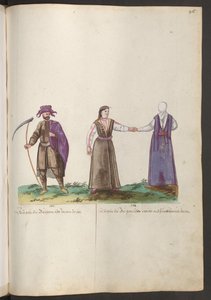 Bułgarski mężczyzna i kobieta autorstwa Erich Lessing