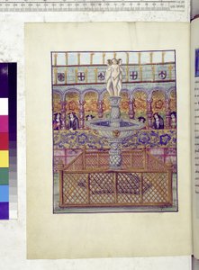 Cała strona: przedstawienie fontanny autorstwa Erich Lessing