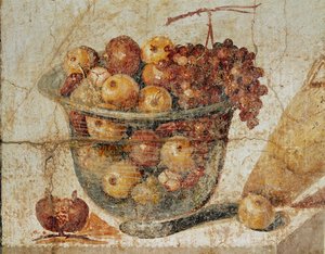 Szklana misa z owocami autorstwa Erich Lessing