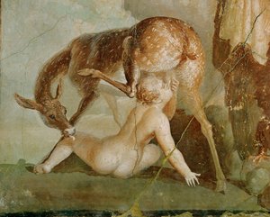 Herakles odnajduje swojego syna Telefosa w Arkadii autorstwa Erich Lessing