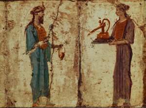 Kapłan i kapłanka Izydy