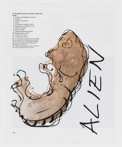 Mężczyzna chowający się za trumną w skarbcu autorstwa Erik Henningsen