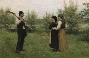 Spotkanie autorstwa Erik Theodor Werenskiold