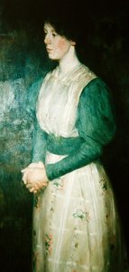 Portret panny Ellen Dick, ok. 1900 (olej na płótnie) autorstwa Erik Theodor Werenskiold