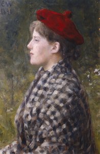 Sophie Werenskiold autorstwa Erik Theodor Werenskiold