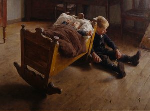 Dwóch braci autorstwa Erik Theodor Werenskiold