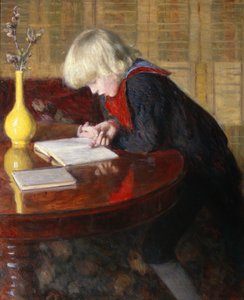 Czytanie Wernera autorstwa Erik Theodor Werenskiold