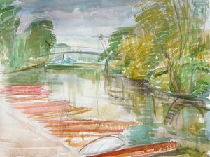 Punts on the Cherwell (wc na papierze)