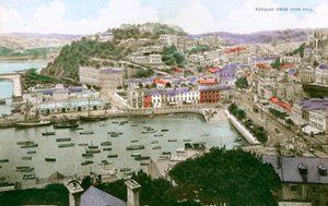 Torquay, Devon, początek XX wieku. autorstwa Ern Bishop