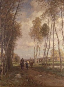Dolina Somme autorstwa Ernest Albert Waterlow