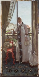 Kobieta przy otwartym oknie, 1875