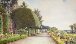 The Terrace, Drummond Castle, Perthshire autorstwa Ernest Arthur Rowe