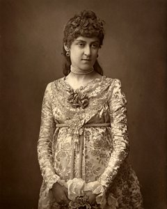 Angela Fenton, brytyjska aktorka, 1887. autorstwa Ernest Barraud