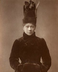 Marie Tempest, brytyjska aktorka i piosenkarka, 1888. autorstwa Ernest Barraud