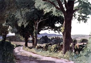 Scena w pobliżu Pulborough, West Sussex