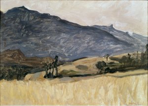 Krajobraz Valais autorstwa Ernest Bieler