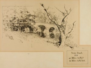 Brook Bridge autorstwa Ernest C. Peixotto