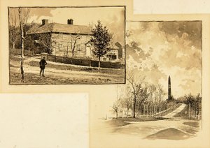Dom/pomnik w lesie autorstwa Ernest C. Peixotto